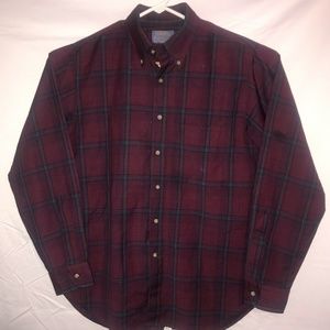 Vintage Pendleton Men size M Burgundy plaid